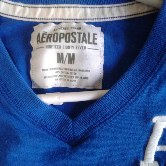 Mens med.long sleeve pull over v neck AEROPOSTALE sweater - Picture 5 of 7